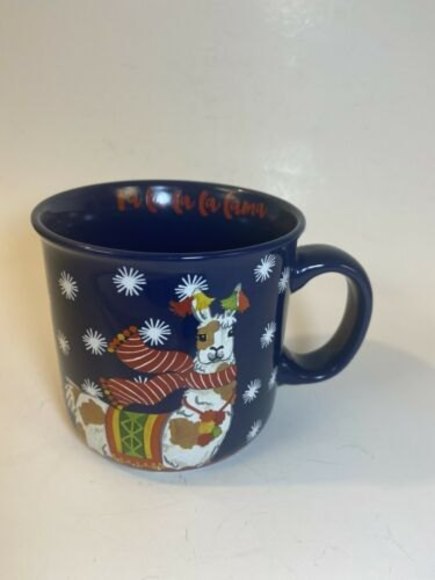Fa-La-La-LLama Mug  X-Mas Austin & Ash Navy Christmas - Picture 2 of 4